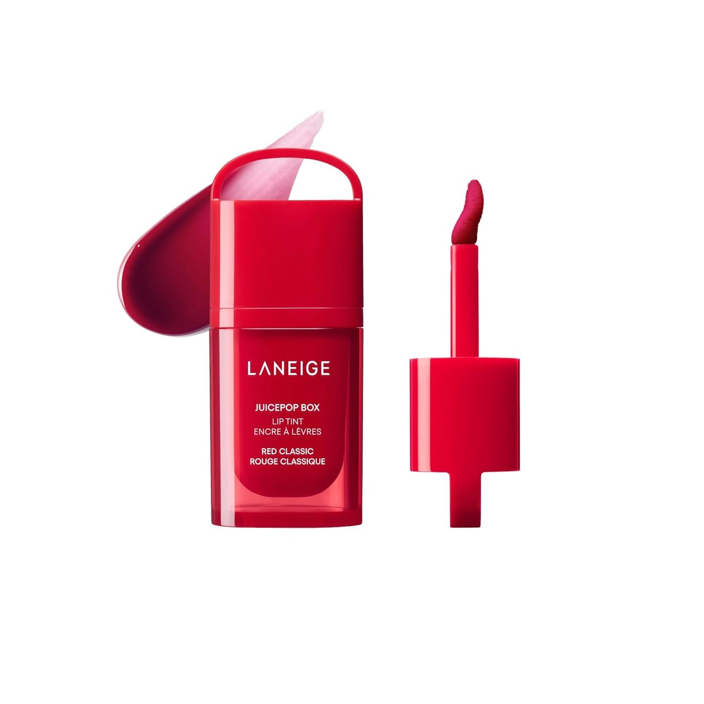 LANEIGE JuicePop Box Tinte de labios | Tinte ligero hidratante de larga duración | Color jugoso acumulable y brillo nutritivo | Cosmética coreana esencial para labios para una comodidad duradera