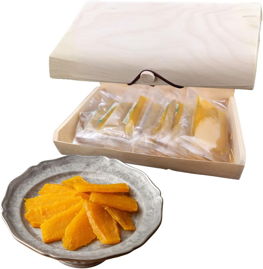 NAGASHIMA Special Selected Dried Potato Sweets, Red Haruka Potatoes, No Additives, Made in Japan, Chiba Prefecture, Premium Gift (6 Bags)