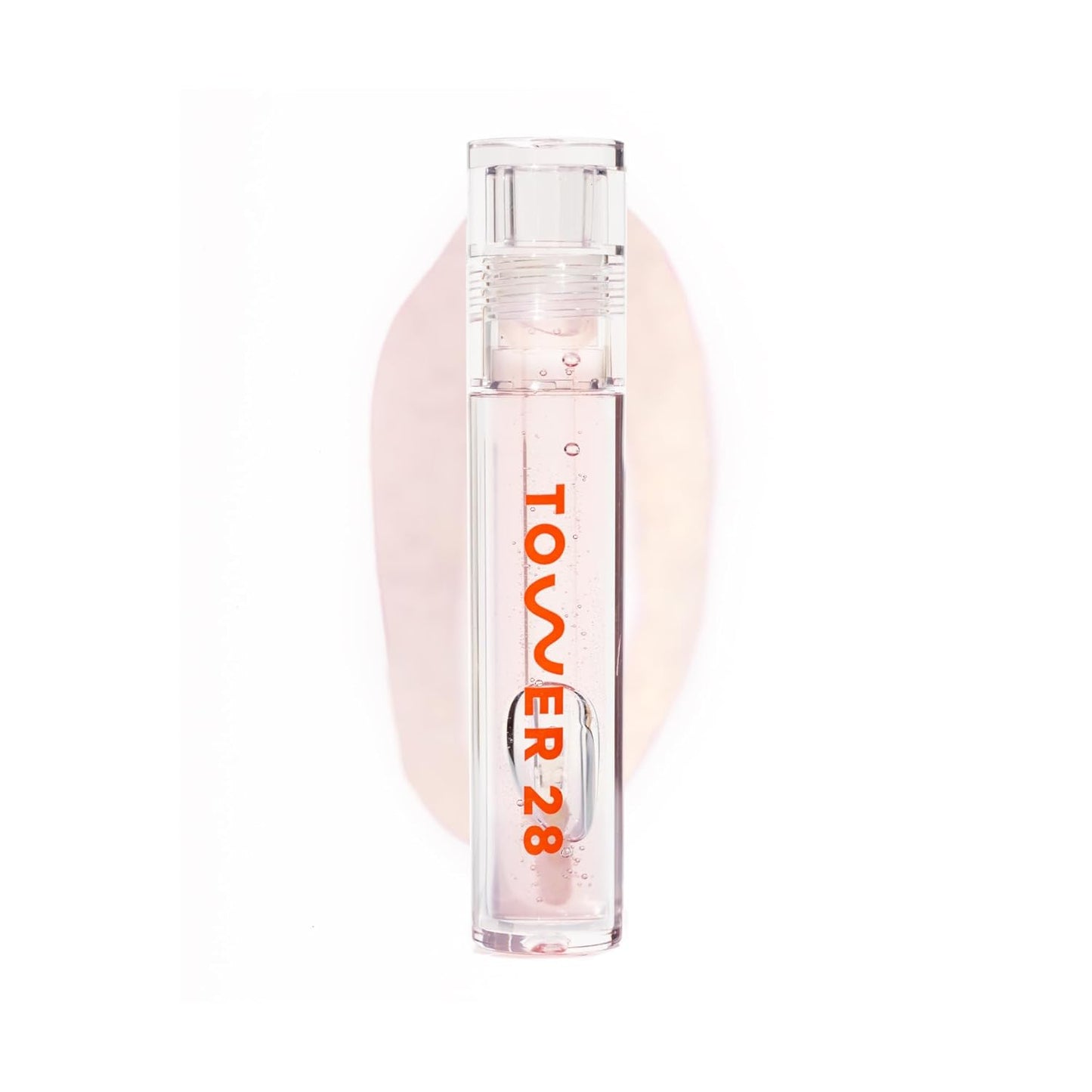 Tower 28 ShineOn Lip Gloss Jelly - Hydrating Tinted Lip Balm + Milky Gloss for Sensitive Lips - Non-Sticky + High-Shine Jelly Formula with Nourishing Oil Blend - Sesame - Mauve (0.13)