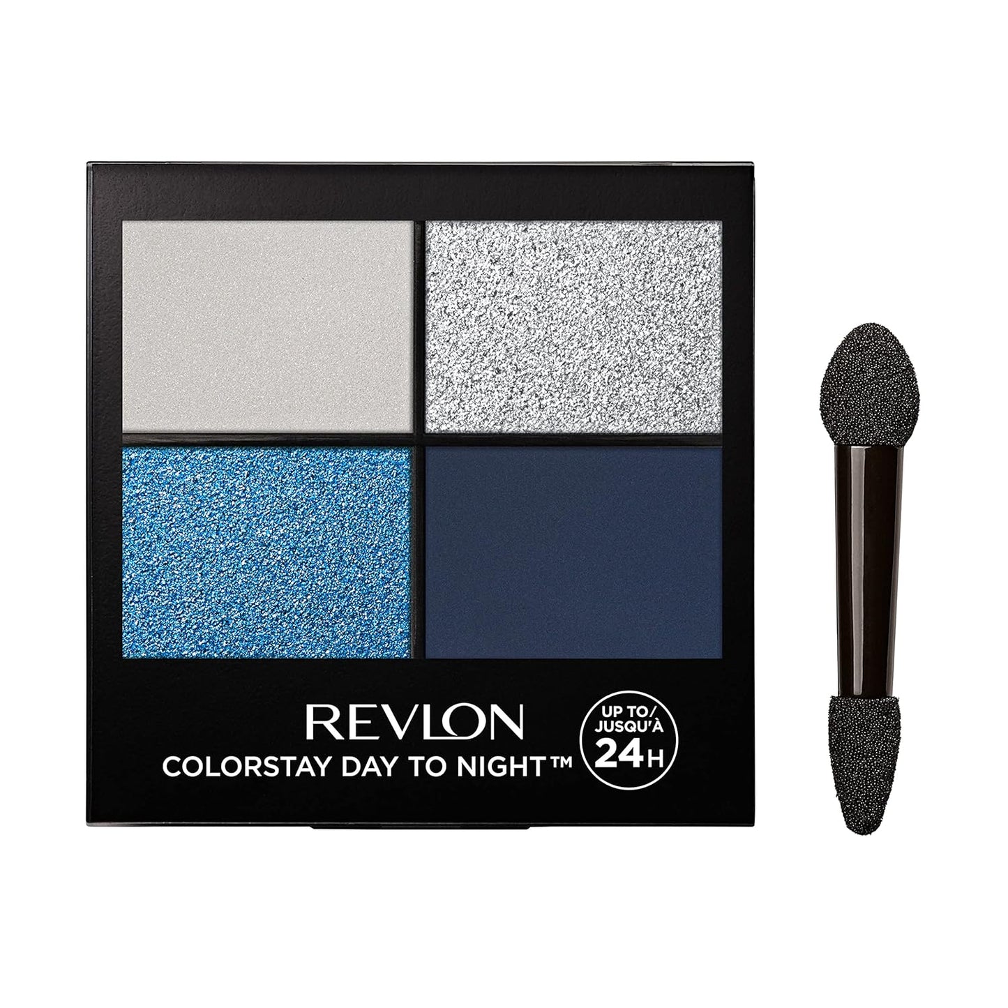 Revlon ColorStay Day to Night Eyeshadow Quad, Longwear Shadow Palette with Transitional Shades and Buttery Soft Feel, Crease & Smudge Proof, 530 Seductive, 0.16 Oz