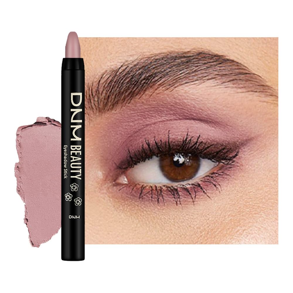 Juego de 8 piezas de barras iluminadoras de sombra de ojos en crema, champán perla gris topo bronce cacao piedra masilla amatista ahumada con brillo mate, lápiz delineador de ojos, barra aplicadora