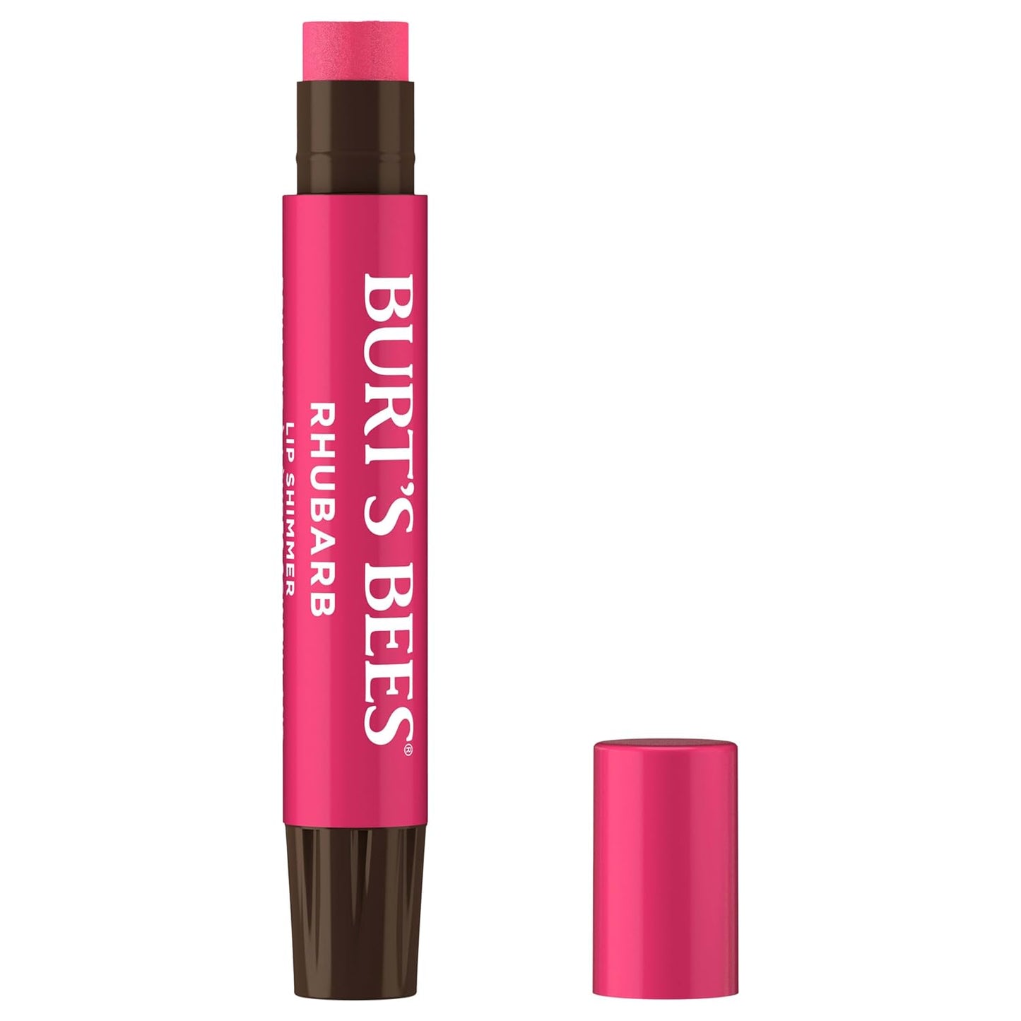 Burt's Bees Tinte labial brillante, bálsamo labial tintado en barra, hidratante para hidratación durante todo el día con acabado pigmentado natural brillante y color modulable, higo, 1 tubo, 0.09 oz.