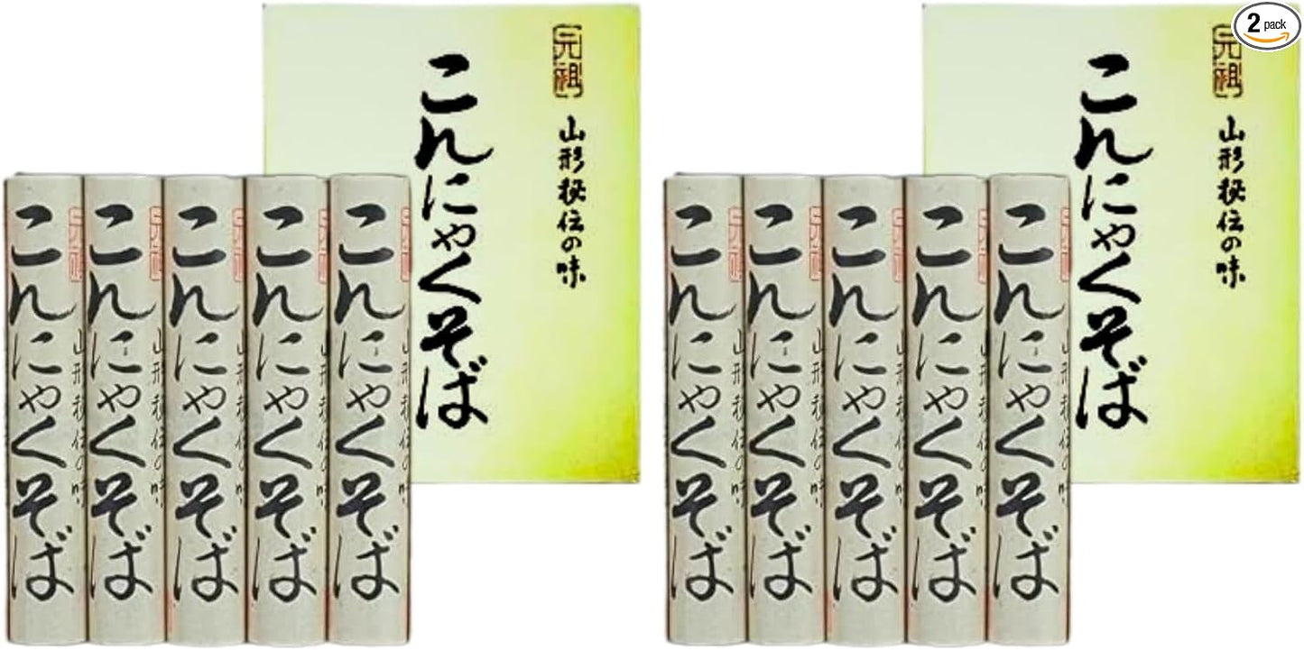 Sakai Seiboro Yamaga Specialty Konyaku Soba, 5 Noodles, Healthy Noodles, Full of Dietary Fiber, New Year's Eve Soba, Winter Gift, New Year's Eve Gift, Buckwheat Set, Gift Set