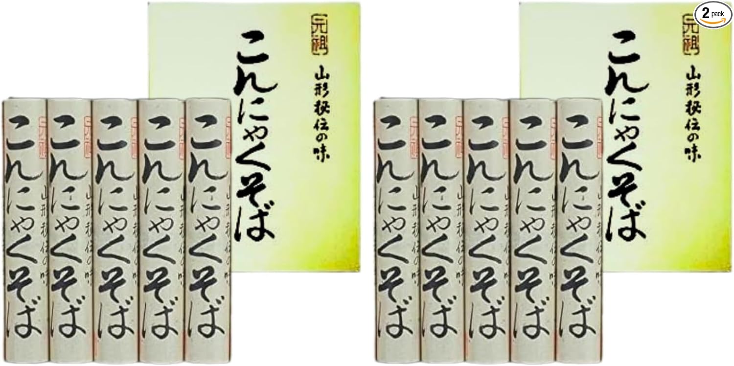Sakai Seiboro Yamaga Specialty Konyaku Soba, 5 Noodles, Healthy Noodles, Full of Dietary Fiber, New Year's Eve Soba, Winter Gift, New Year's Eve Gift, Buckwheat Set, Gift Set