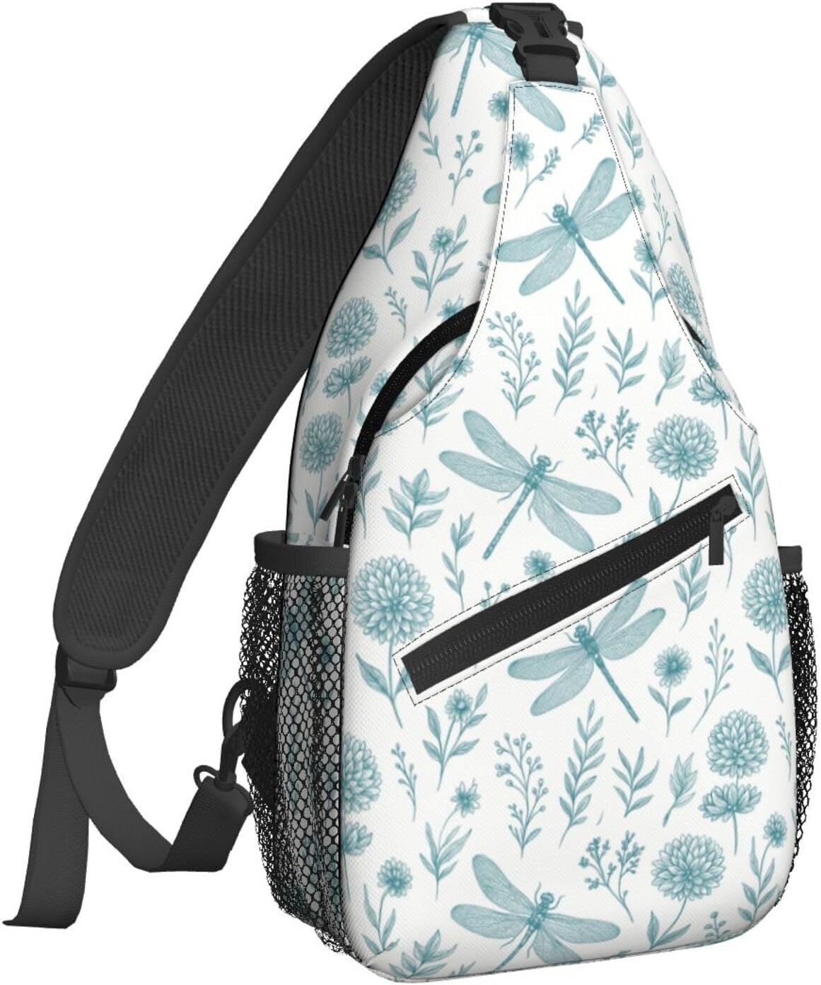 Famame Mochila bandolera para el pecho, bolsa de hombro, gimnasio, ciclismo, viajes, senderismo, mochila para hombres y mujeres, MultiColor37, Tamaño único