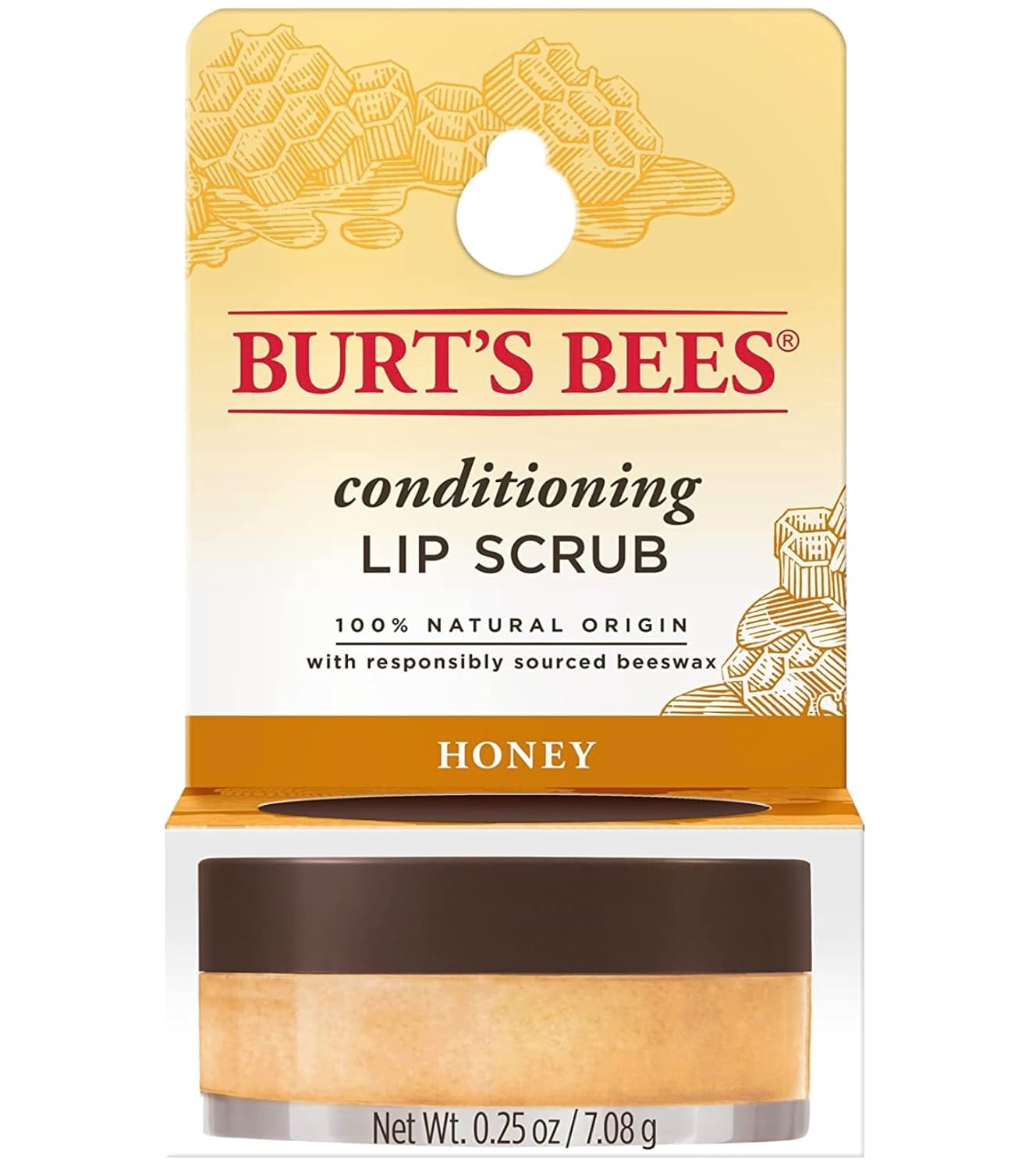 Burt's Bees Tratamiento intensivo de labios original durante la noche, hidratante, restaurador, reduce las líneas finas, vitamina E, aceites de ceramidas, cuidado de labios de origen natural, 0.25