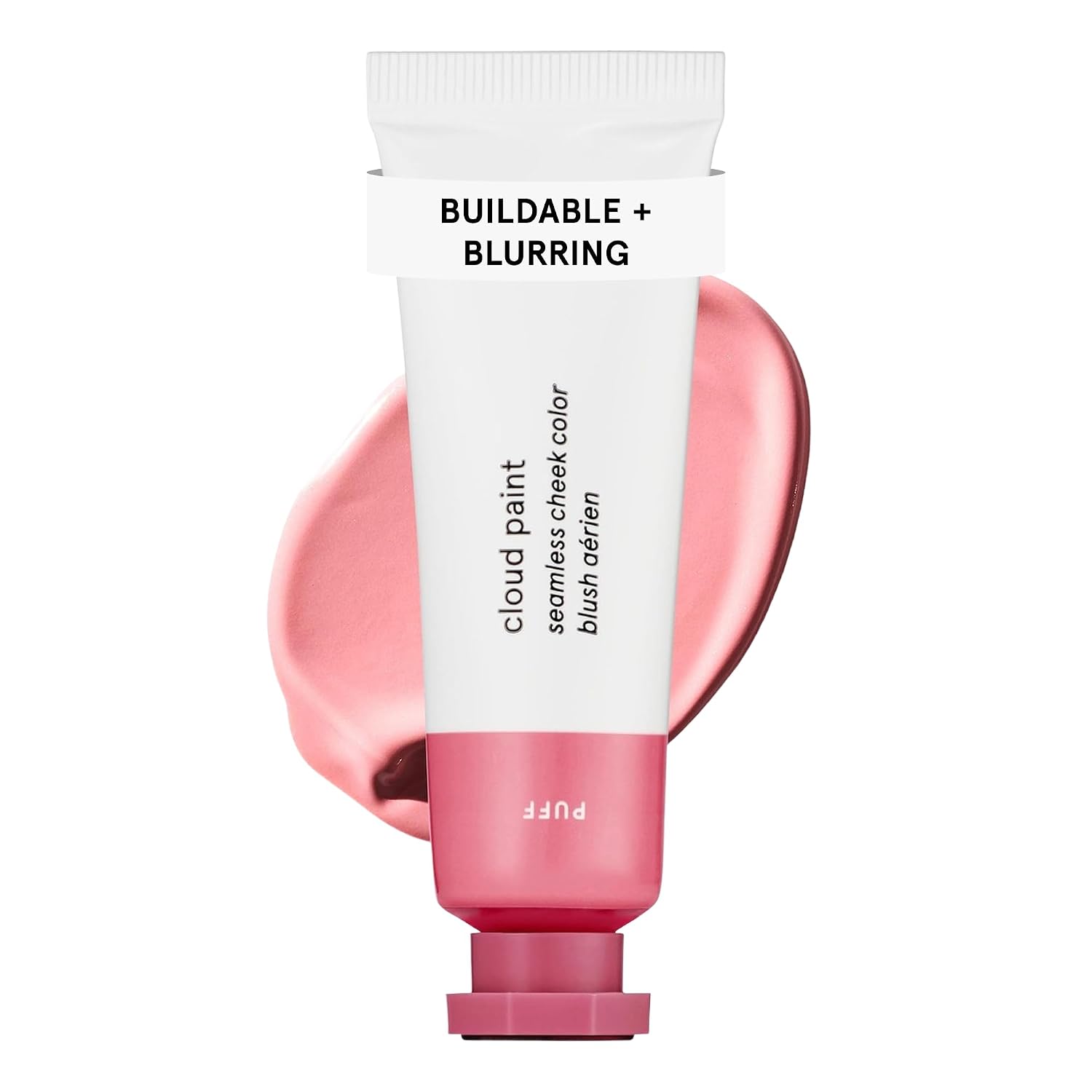 Glossier Cloud Paint, Puff Cream Blush for Cheeks - Cool Pink Gel-Cream Tint, Sheer Buildable Blendable Layerable + Collagen & Blurring Pigments - Soft-Focus Golden-Hour Glow, Lightweight