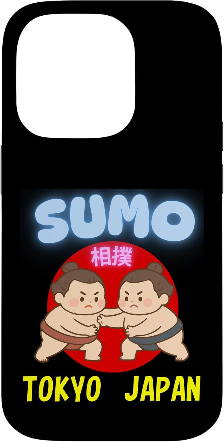 かわいい 相撲 日本 東京 お土産 カワイイスタイル デザイン スマホケース iPhone 14 Plus 用