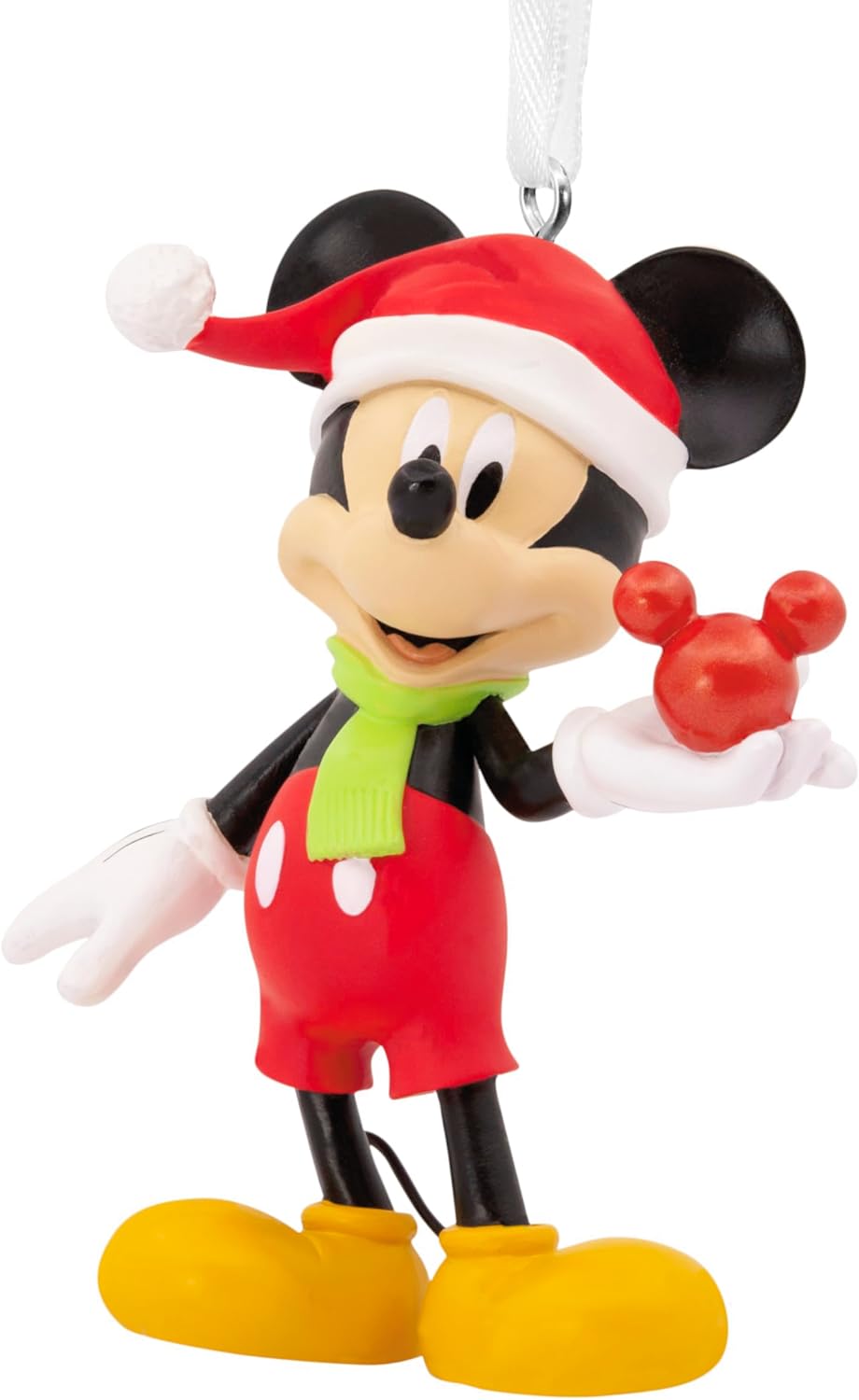 Hallmark Adornos de Navidad de Disney Mickey Mouse Misterio, Resistente a Romper, Juego de 2