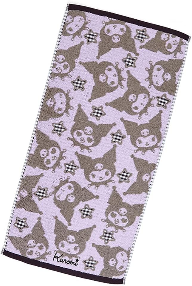 Sanrio Hello Kitty 801054 Face Towel, Antibacterial and Odor Resistant, Silver