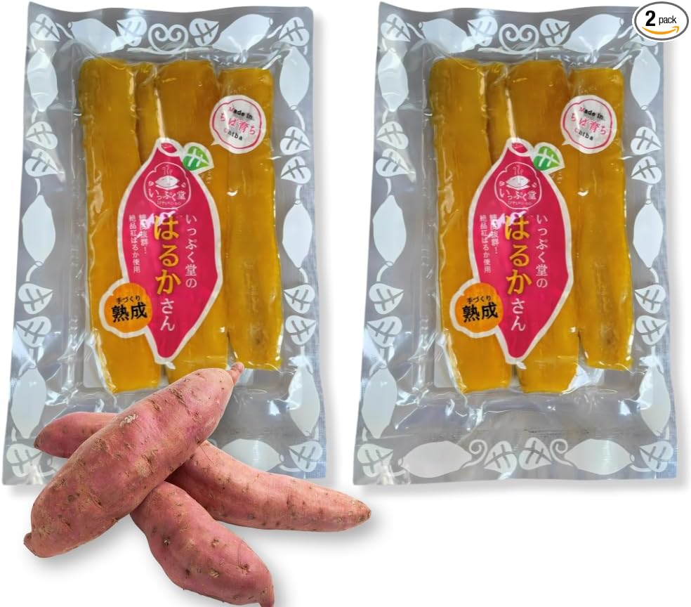 Chiba Prefecture Red Haruka Dried Potato, 3.5 oz (100 g), 3 Bags
