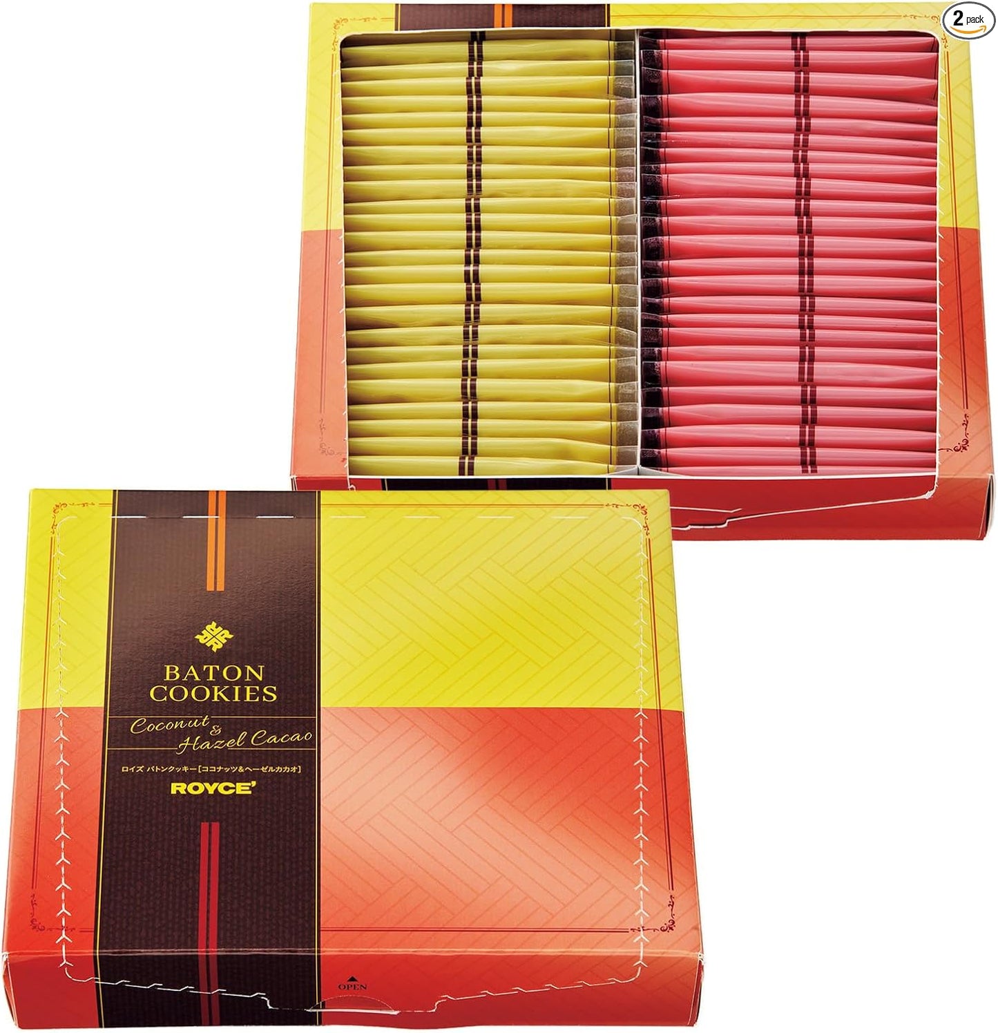 ROYCE'(ロイズ) Baton Cookie [Coconut] [Hokkaido Sweets] 25 pieces (x 1)