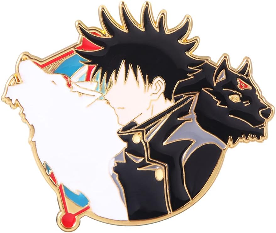 JJK Satoru Broche - Pines de esmalte de figuras de anime Satoru - Regalos divertidos para amantes del anime