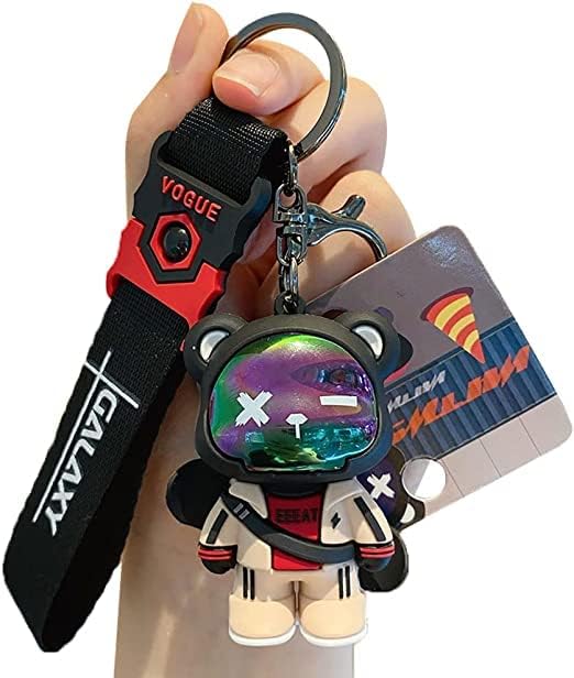 [AIXAUN] Trendy Cool Lightning Keychain Unique Bag Strap Women's Delicate Keychain Cartoon Men's Car Keychain (Type 1)