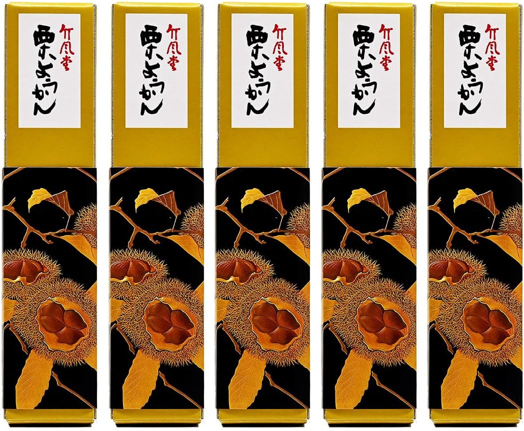 Takegudo Chestnut Yo-kan, 6.3 oz (180 g), Kobusu's no Chestnut Yokan (Yokan) (2 Bottles)