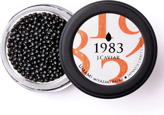Japan Caviar Miyazaki Caviar 1983 Baeri Classic (20g / Gift Box with Shell Spoon) Gourmet Delicacy