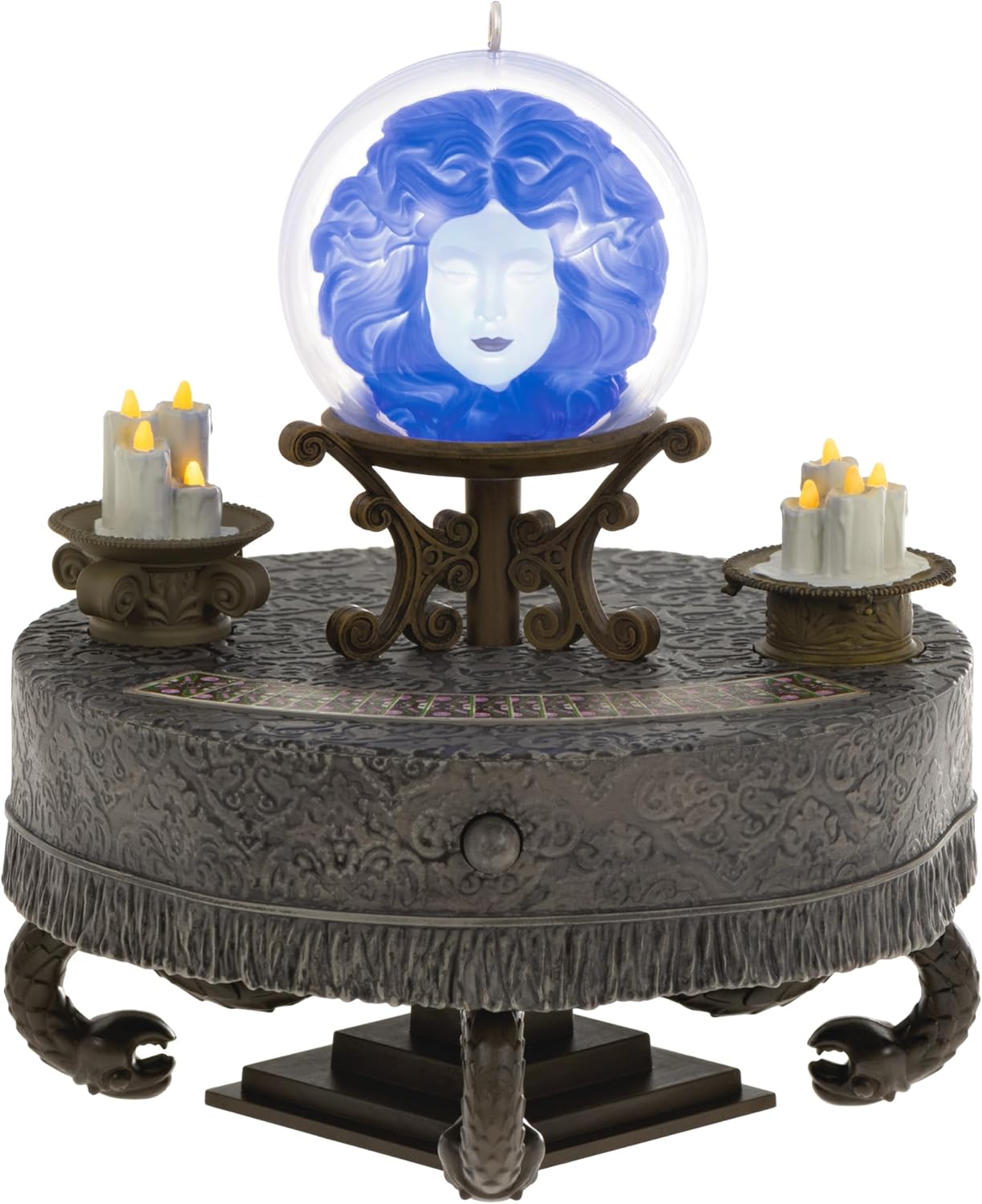 Hallmark Keepsake Adorno de Navidad, colección The Haunted Mansion de Disney, Constance Hatchaway con luz y sonido, regalos para fanáticos de Disney