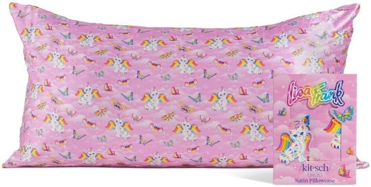 Kitsch x Star Wars Rebel Alliance - Funda de almohada de satén con cremallera para cabello y piel, más suave que las fundas de almohada de seda, funda de almohada de satén refrescante, fundas de almohada sin arrugas, tamaño estándar, 19 x 26 pulgadas