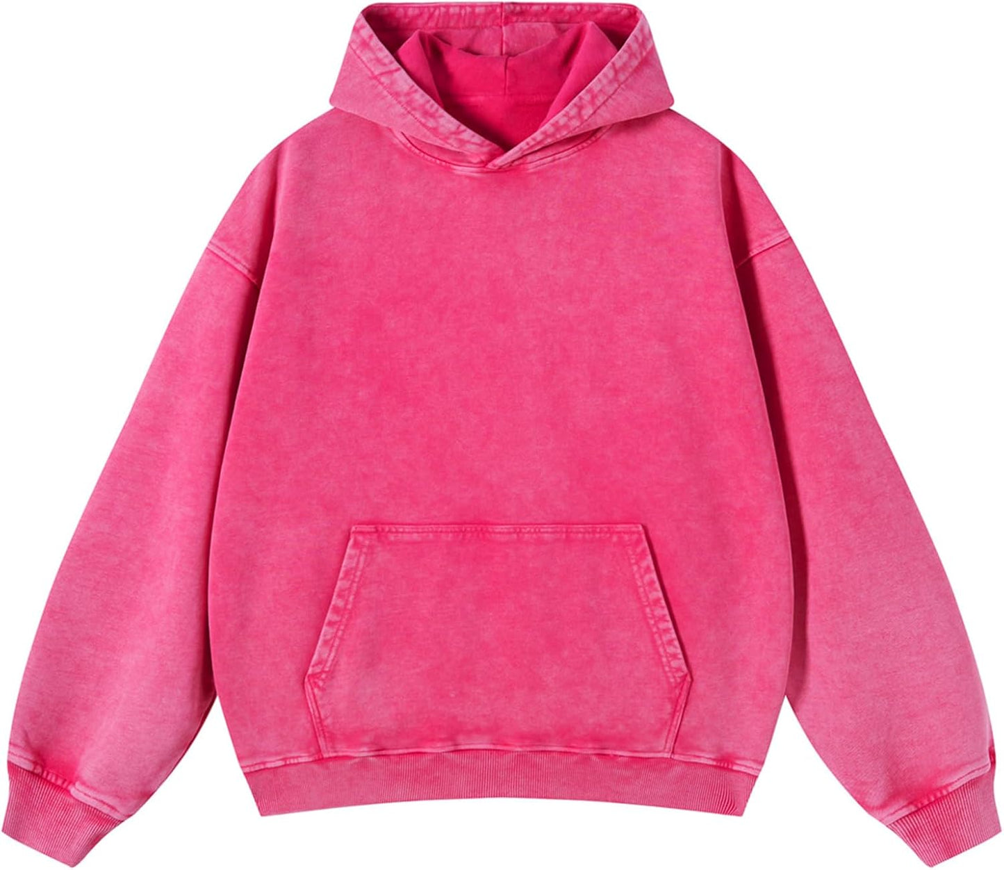 KEEPSHOWING Sudaderas con capucha de gran tamaño para hombre, estilo vintage, para parejas, con lavado ácido, sudaderas con capucha para hombre, ropa de calle