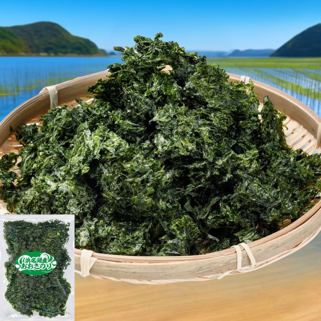 Dried Aedonari from Ise Shima, Made in Japan, 2.5 oz (70 g) x 1 Bag), Zipper, Mie Prefecture, Dried Seaweed, Blue Seaweed, Miso Soup, Ingredients Selected by Segawa Honstore