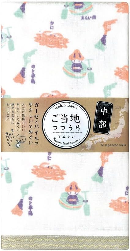 Nissen Shoko Japanese Style Local Tutoraura Tenugui Wind Towel, Tokyo 1. TU-719
