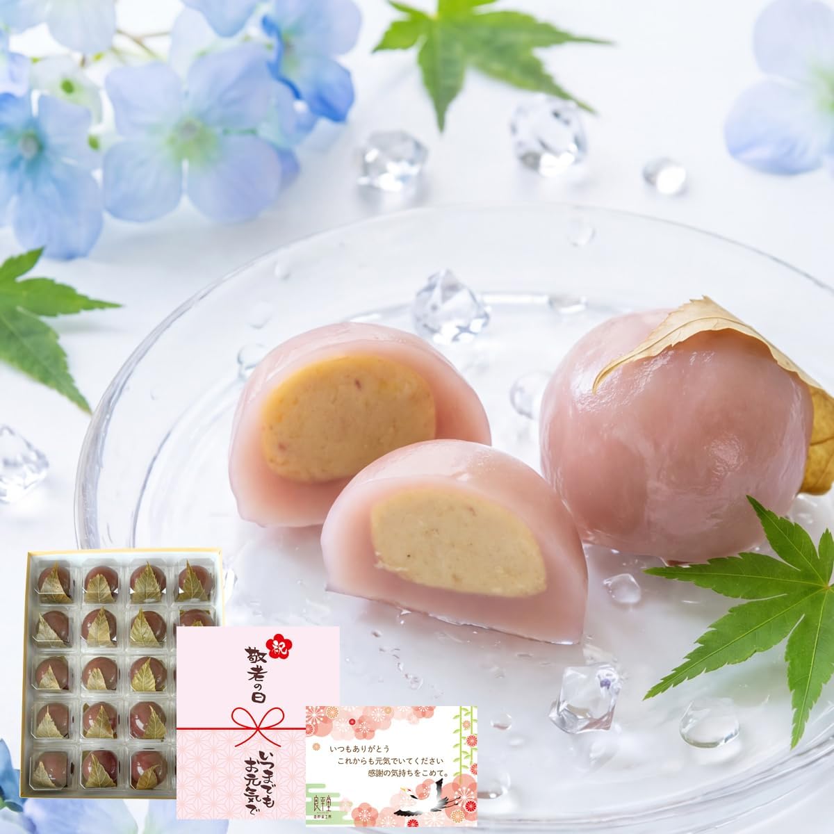 【Sweets Grand Prix Award Winner】Year-end Gift New Year Gift Ryoheidou Chestnut Kinton Water Manjuu Gift (6 pieces) Premium Japanese Confectionery Water Manjuu Souvenir Sweets Japanese Chestnuts