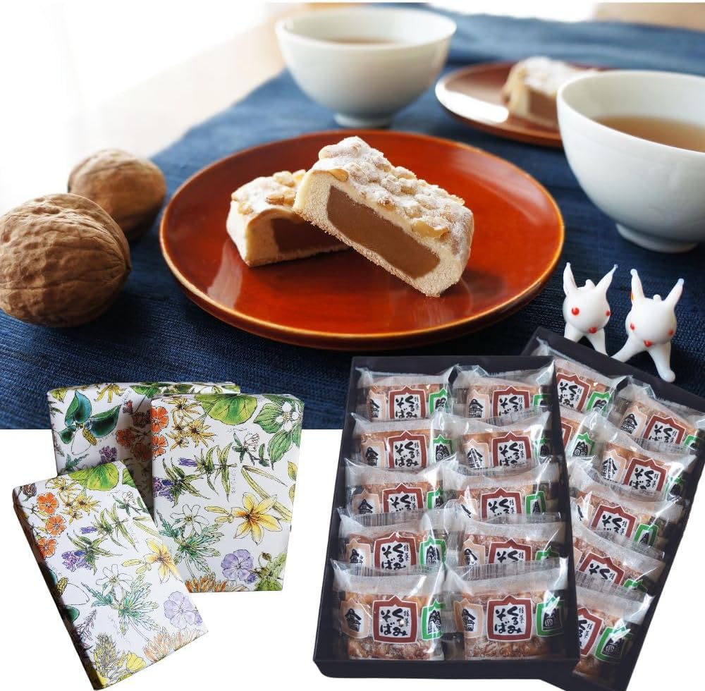 Shinano Road, Rabbits, Walnut Soba, Nagano Souvenir, Candy, Ueda Mail Order Walnuts, Gift, Famous Sweets, Ueda City, Japanese Confectionery, Greetings, Minnamato, Nagano Gourmet, Local Gourmet, Order-Order Gift (Mini 4 Pieces (Box Not Included)