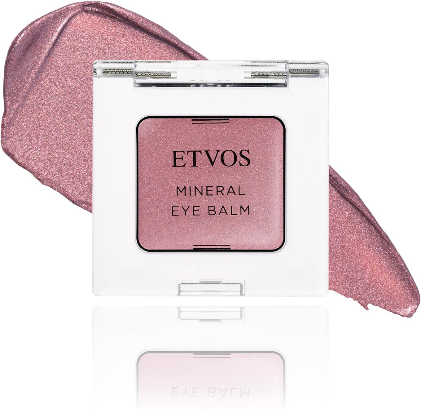ETVOS Mineral Eye Balm #Pink Fizz (Eyeshadow, Cream Shadow, Sensitive Skin, Dullness, Dryness, Pearl, Glossy, Sodium Hyaluronate, Multi-Cosmetic, Soap Off)