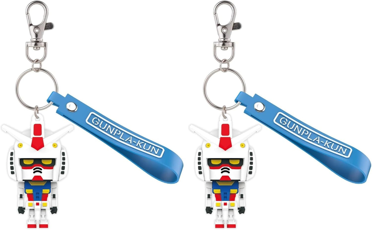Bandai Spirits Mascot Keychain, Char Zaku-kun 3D Rubber Mascot Keychain