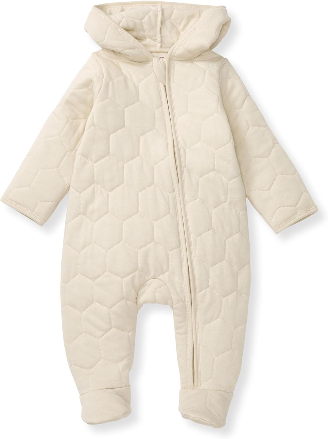 Burt's Bees Baby Unisex Infant Bunting Jumpsuit, Organic Cotton One-Piece Long Sleeve Outfit Coverall
