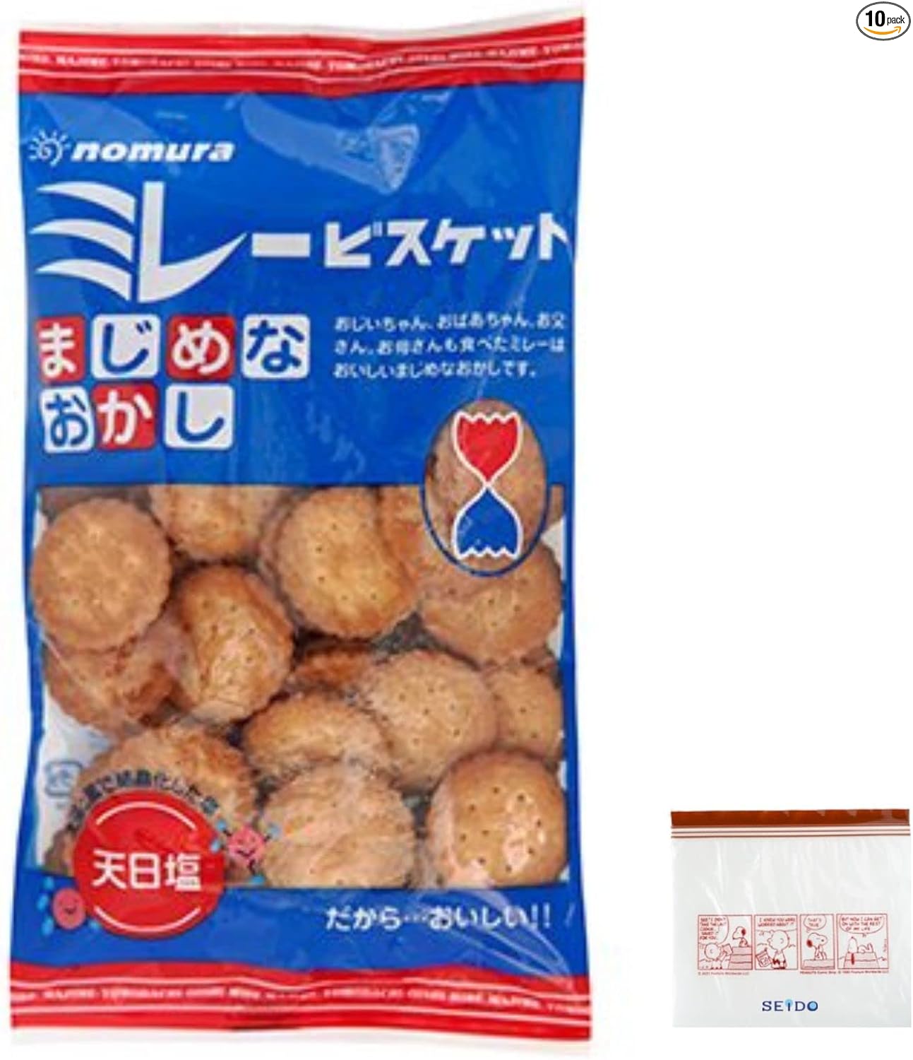 Nomura Roasted Soybean Shop Mirei Biscuit Honest Candy 120g Souvenir from Kochi Prefecture, Japan