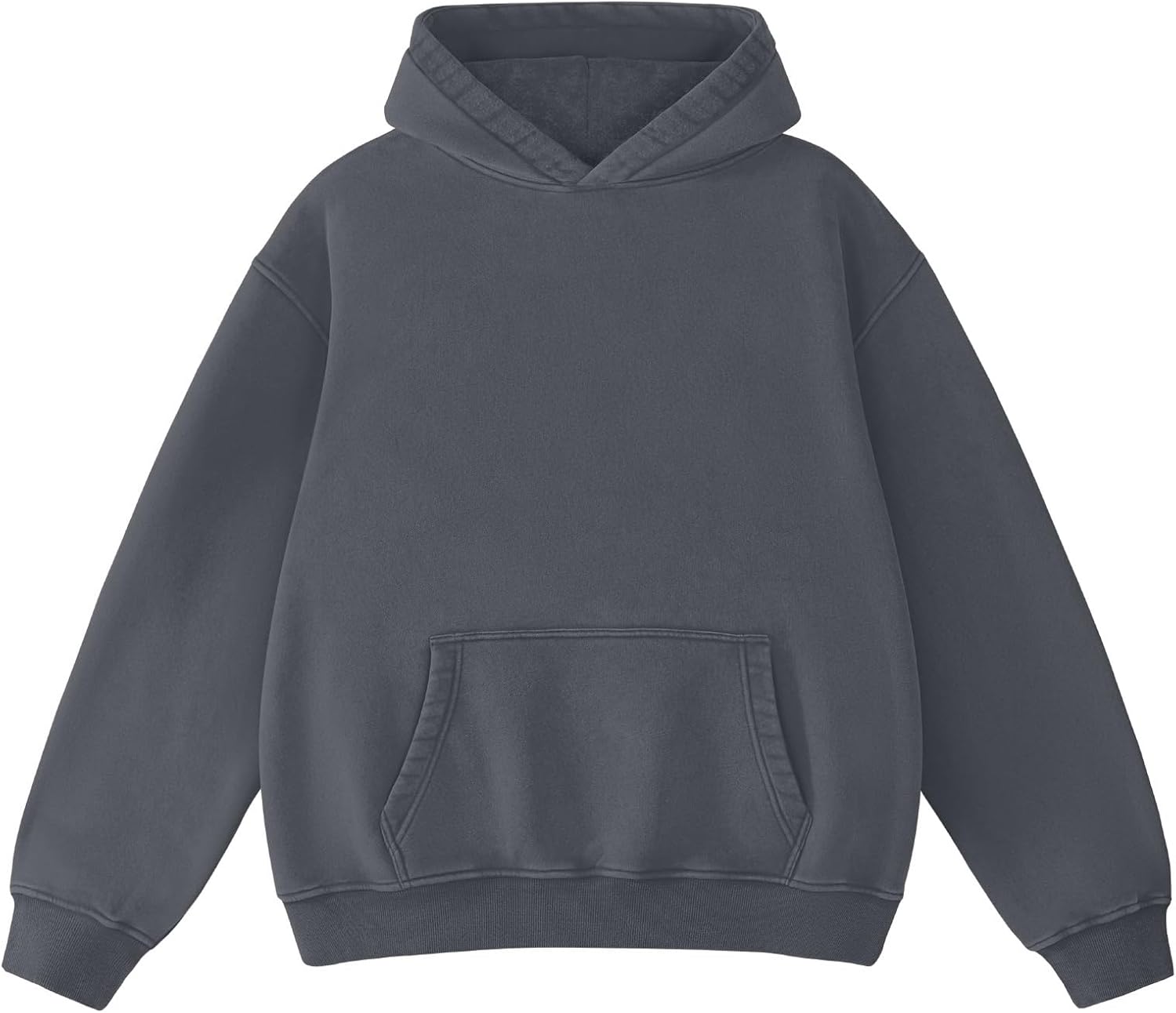 Dnzzs Sudadera con lavado ácido para mujer, sudadera con capucha de manga larga, sudaderas con capucha de gran tamaño de moda para mujer, sudaderas vintage y sudaderas pesadas