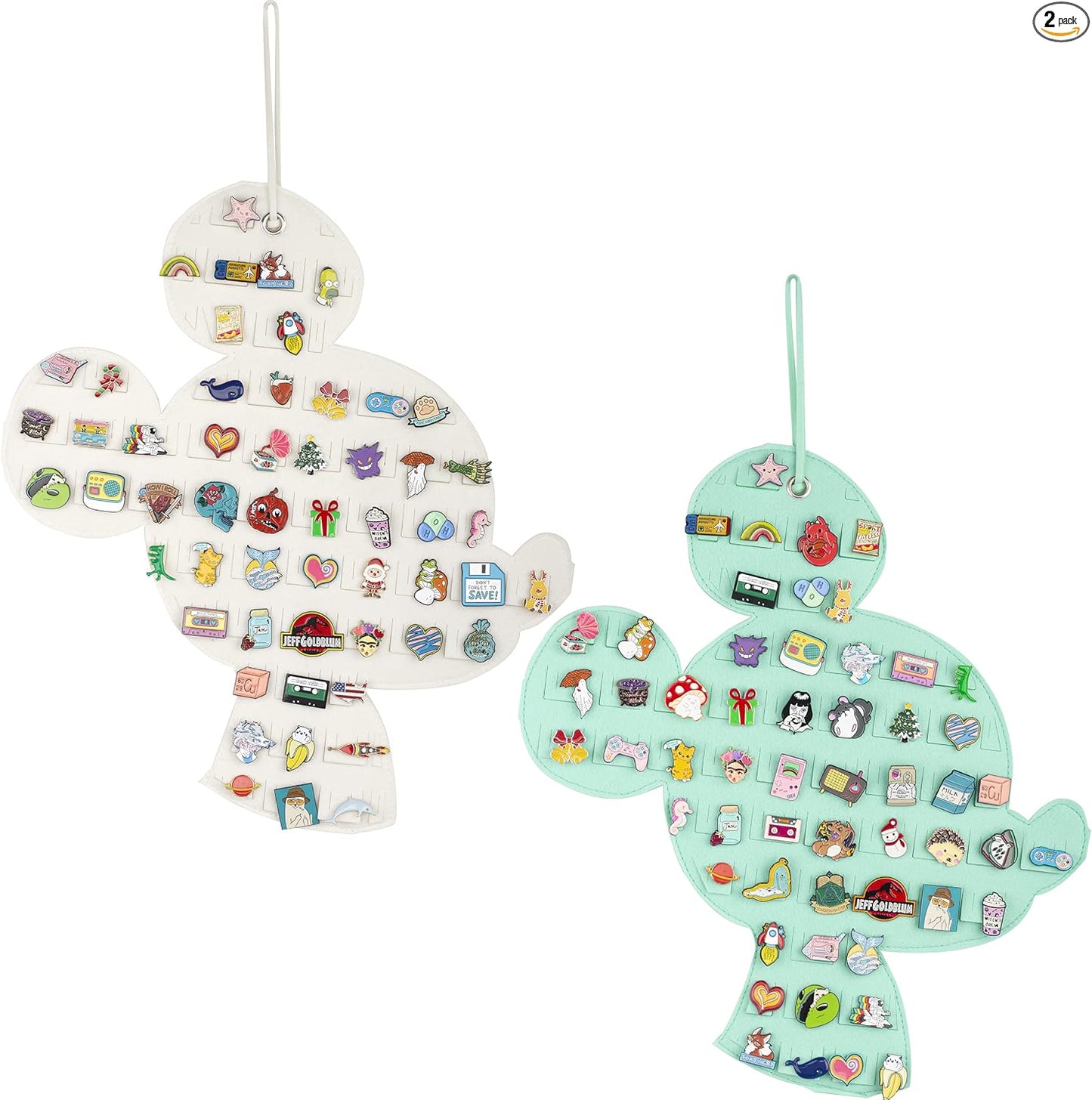 Organizador Colgante para Broche con Pin Esmaltado, Juego de Pins de Exhibición de Dibujos Animados en Forma de Ratón, Soporte de Almacenamiento para Pins de Broche (Sin Accesorios