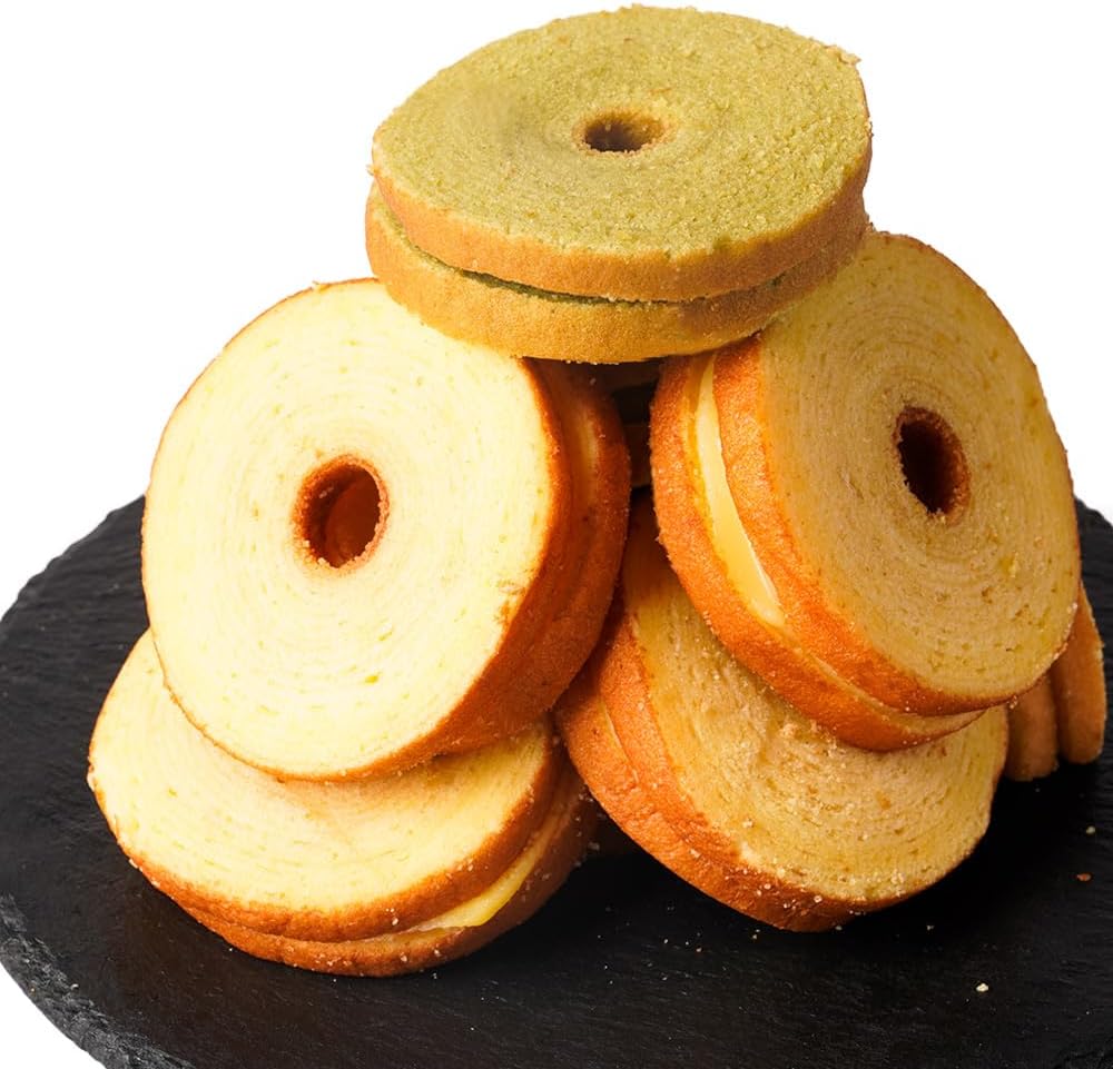 Cream Sandwich Baumkuchen 7-piece Individually Wrapped Commercial Use Baumkuchen Assortment Large Capacity Sweets Snacks Food Waste Order Pickup Emergency Food