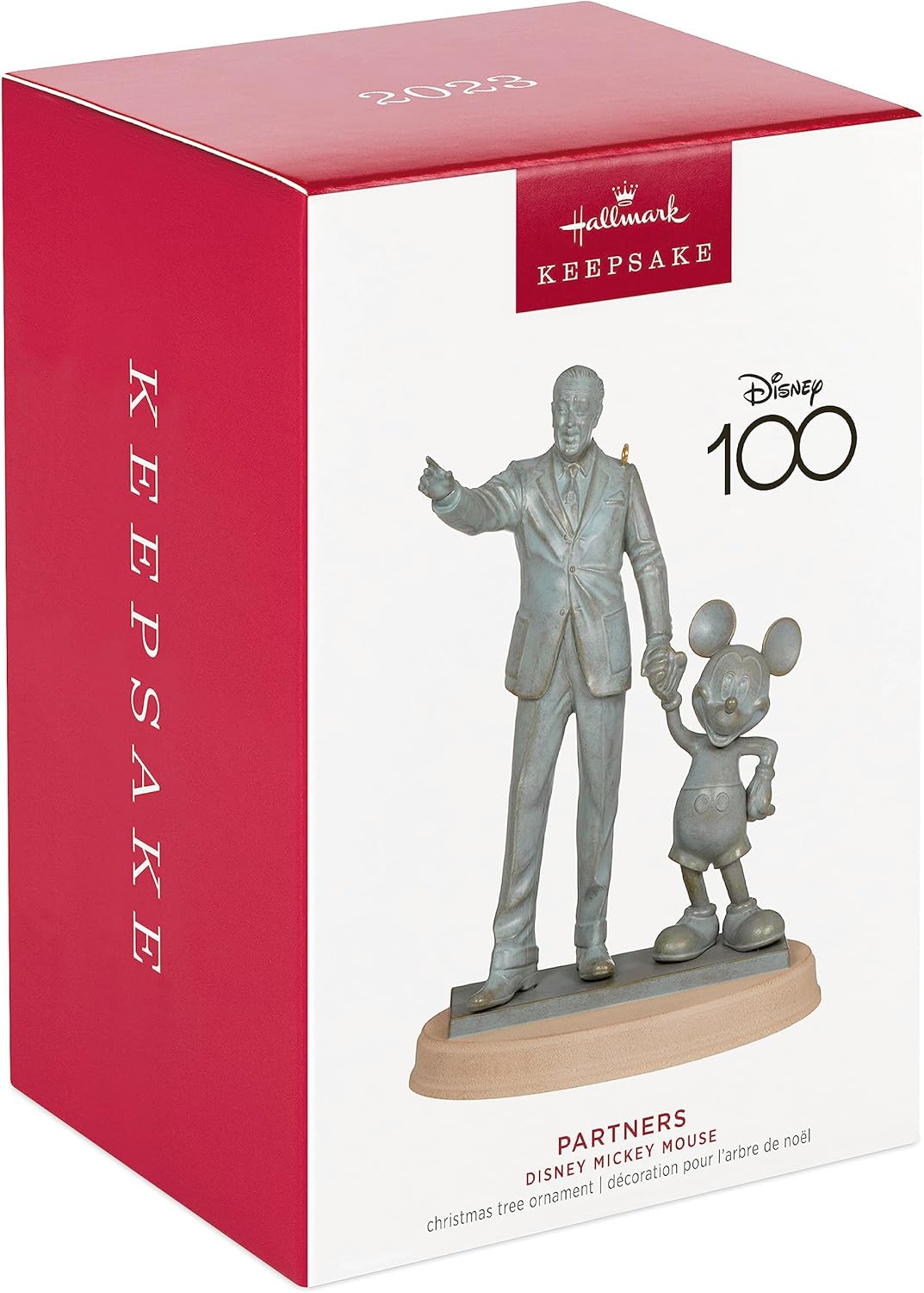 Hallmark Keepsake Adorno de Navidad 2023, Disney 100 años de Wonder Mickey Mouse, exclusivo de Amazon