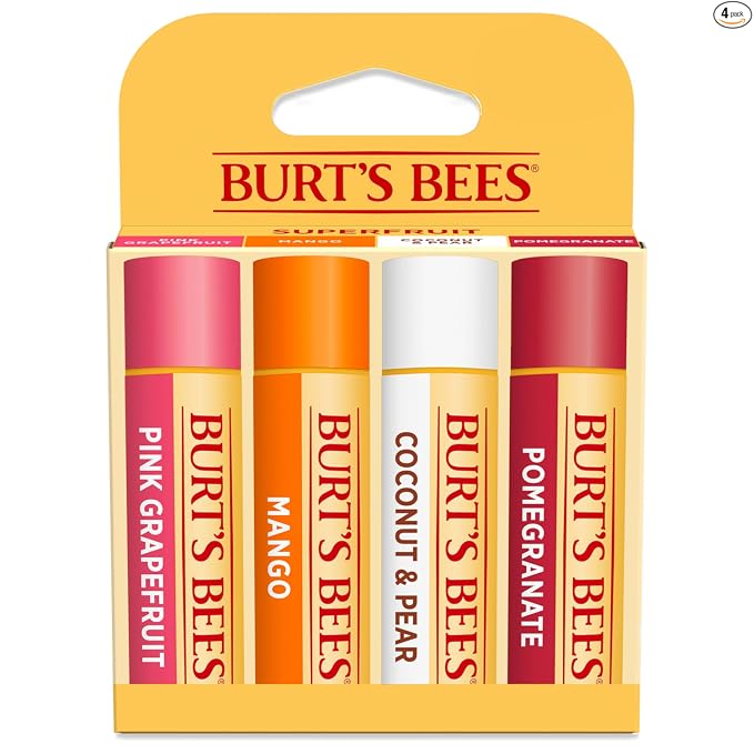 Burt's Bees Back To School Gift Ideas, Lip Balm - Original Beeswax 12 Count Pack in Bulk, Lip Moisturizer With Responsibly Sourced Beeswax, Natural Origin Conditioning Lip Treatment, 12 Tubes, 0.15 oz