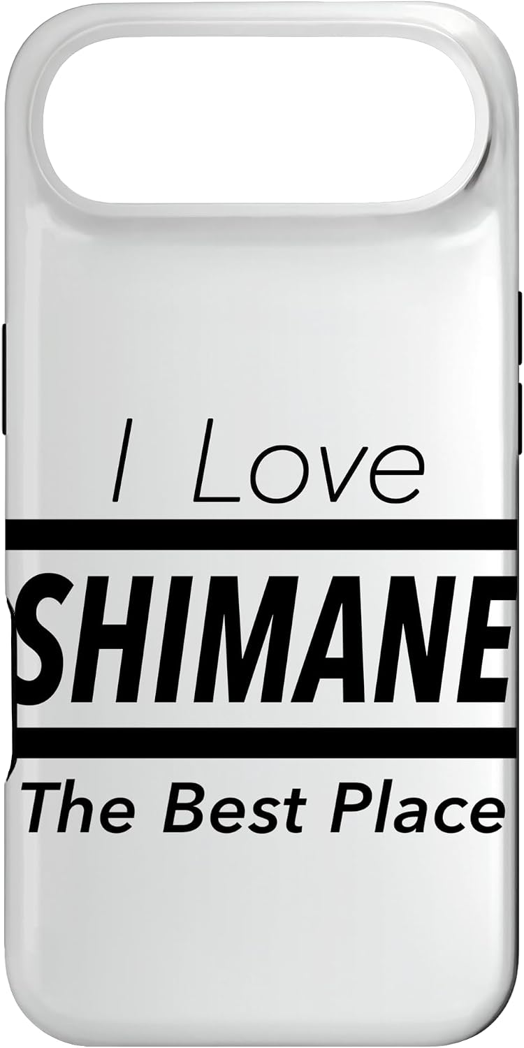 iPhone 15 Pro Max I Love Shimane (I Love) JIMO-T [47 Prefectures] Jimoti Local Love Goods Travel Souvenir Funny Smartphone Case