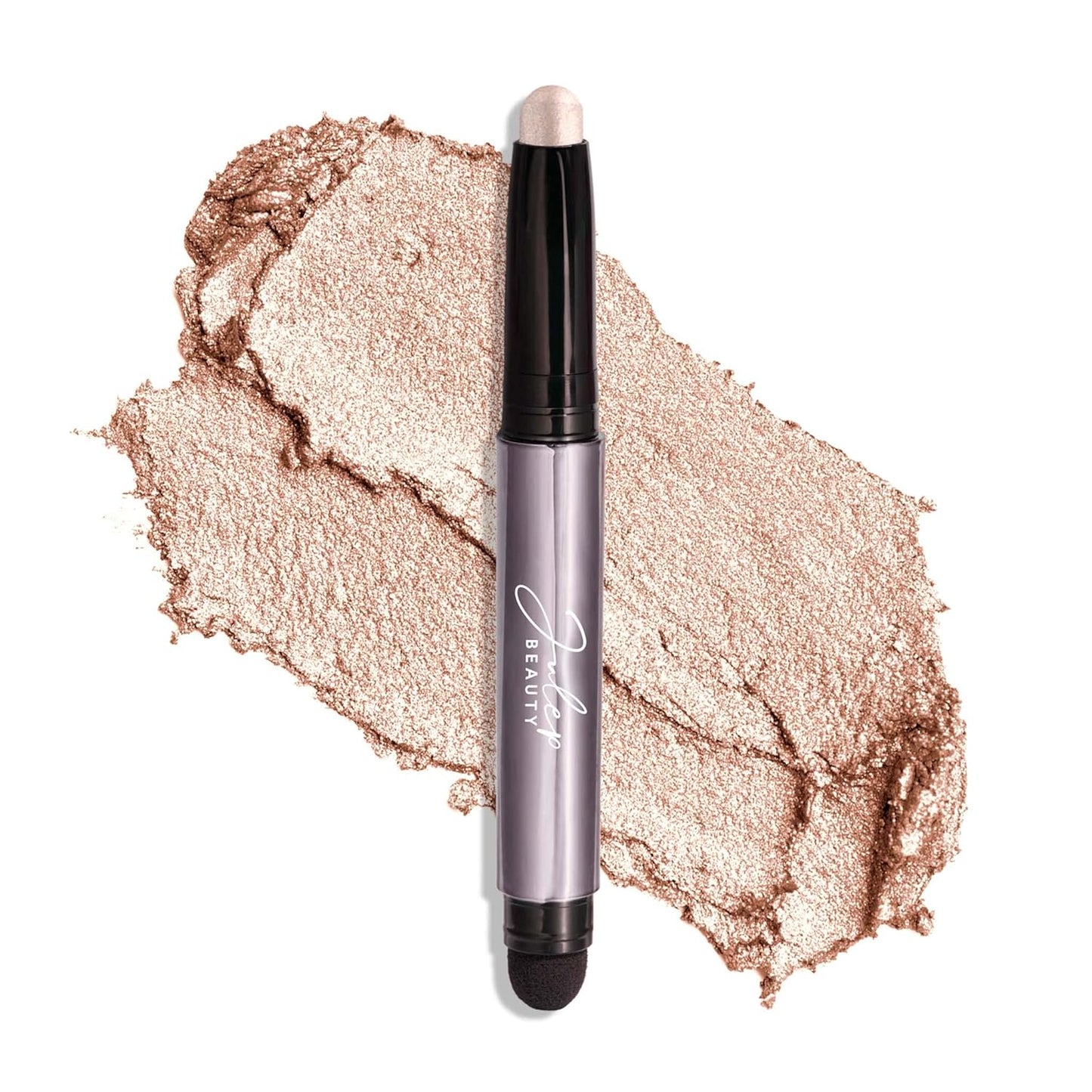 Julep Eyeshadow 101 Cream-to-Powder Waterproof Eyeshadow Stick – Rose Shimmer – Long-Lasting, Buildable, Crease-Proof, Cruelty Free, Shimmer Finish with Built-In Smudger