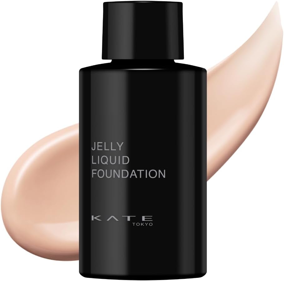 KATE Jewelry Liquid Foundation 02, Intermediate SPF30/PA++, Anti-Shine Cover for One Day, Lasting Beauty Liquid Foundation, Glossy Proof, Non-Comedogenic Tested