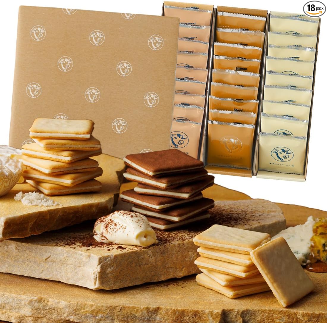 Tokyo Milk Cheese Factory Cookies, Popular Snacks, Sweets, Gift, Tokyo Souvenir, Hand-carried Gift, Individually Wrapped, Present, Return Gift, Internal Celebration, Baked Goods (Salt & Camembert