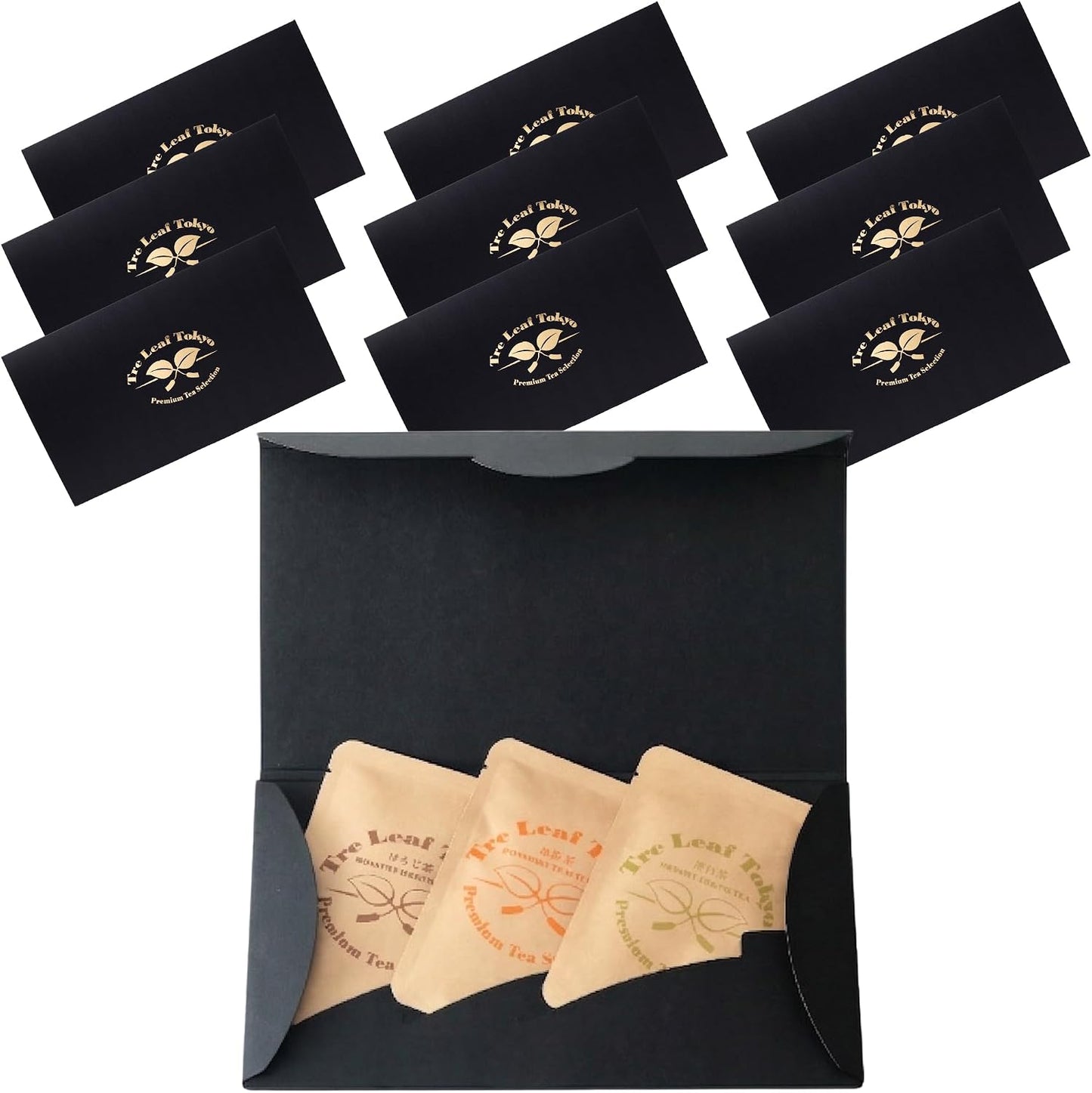 Tre Leaf Tokyo Soyama Tea, Japanese Tea, Broom Tea Individually Wrapped Soyilon Tea Bag Gift Set (Set of 1)