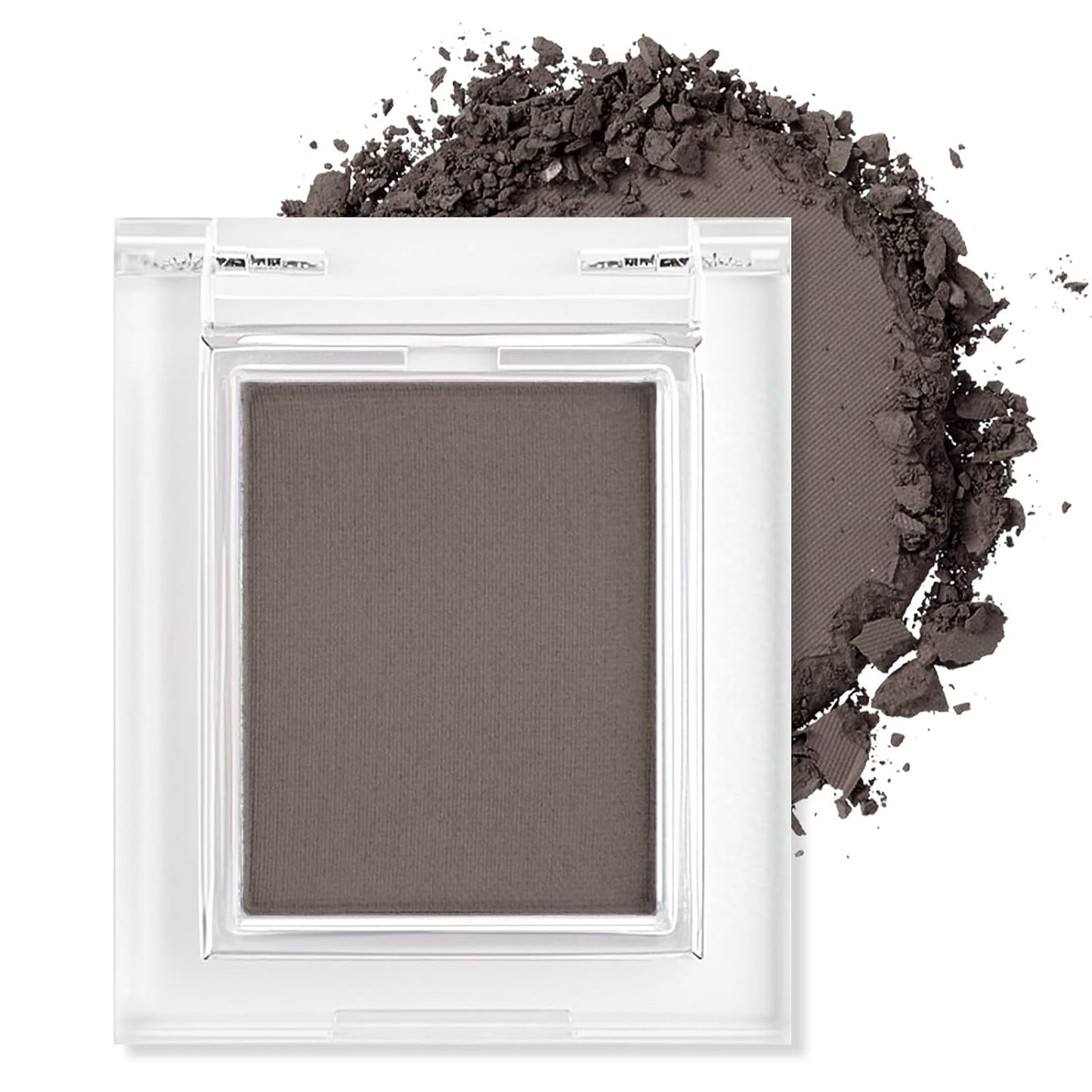 Erinde Paleta de sombra de ojos mate marrón individual, sombra de ojos de terciopelo maquillaje natural compacto en polvo, maquillaje de ojos de larga duración, ultra mezclable, color pigmentado