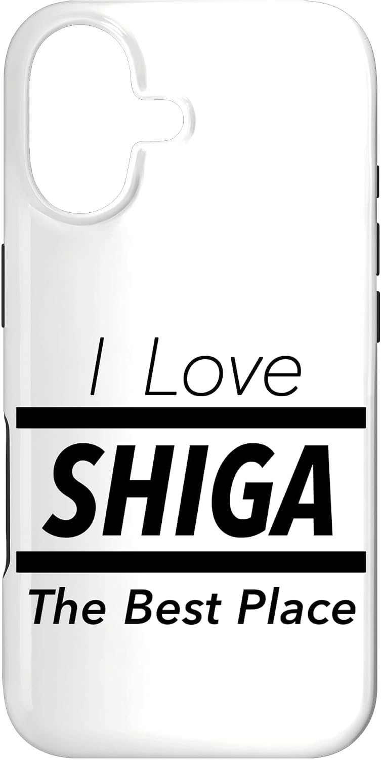 アイラブ・SHIGA 滋賀（I Love）JIMO-T【47都道府県】JIMO-T ジモティ プレゼント お土産 面白い スマホケース iPhone 13 用