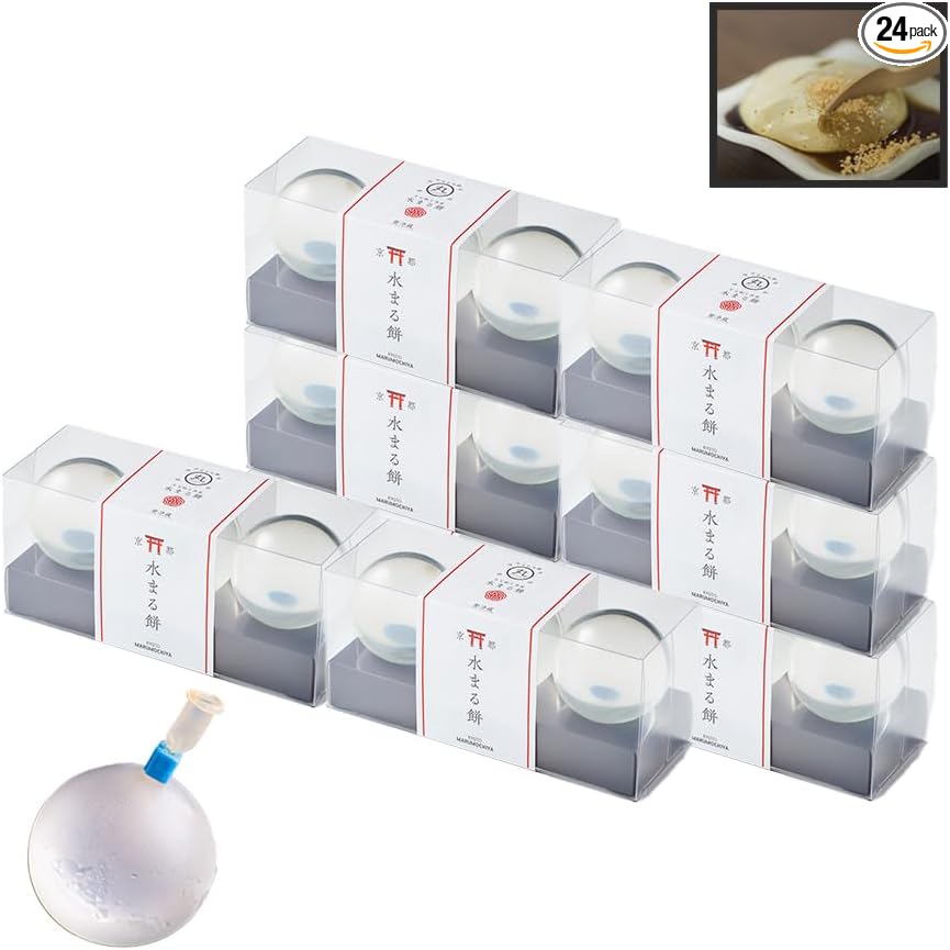 Mizumaru Mochi, Set of 3, Warabi Mochi, Mail Order, Popular, Premium, Sweets, Low Calorie, Japanese Confectionery, Gift