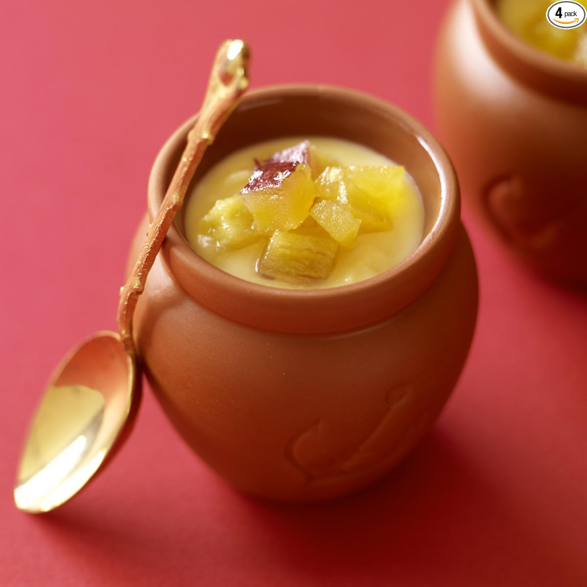 Kobe Frantz Kobe Magic Pot Pudding 4 Pieces, Sweets Gift, Popular, Stylish, Frozen