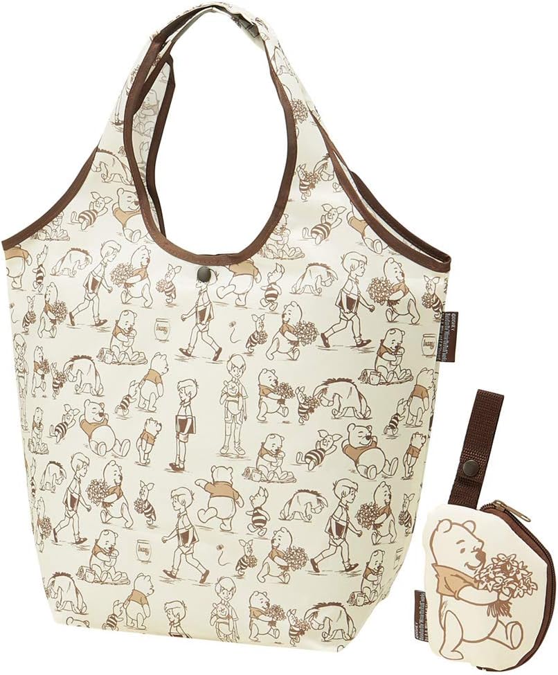 Skater KBS42P Shopping Bag with Pouch, Eco Bag, My Melody Sanrio, W x H x D: 16.5 x 12.6 x 7.1 inches (420 x 320 x 180 mm)
