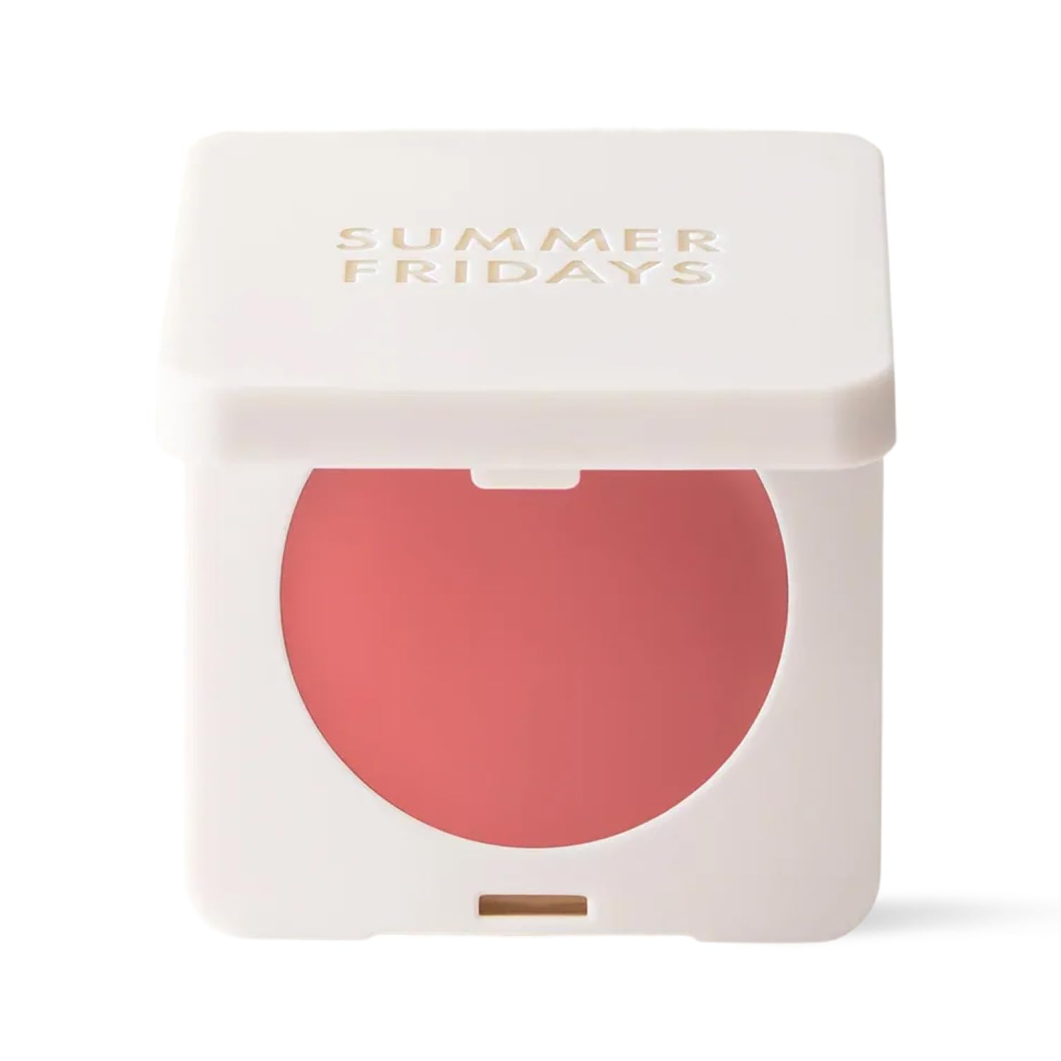 Summer Fridays Blush Butter Balm - Skincare-Infused Hydrating Cream Blush with Hyaluronic Acid, Ceramides, & Shea Butter for a Dewy Flush of Color - Cheek and Lip Tint - Pink Sunset (0.14 Oz)