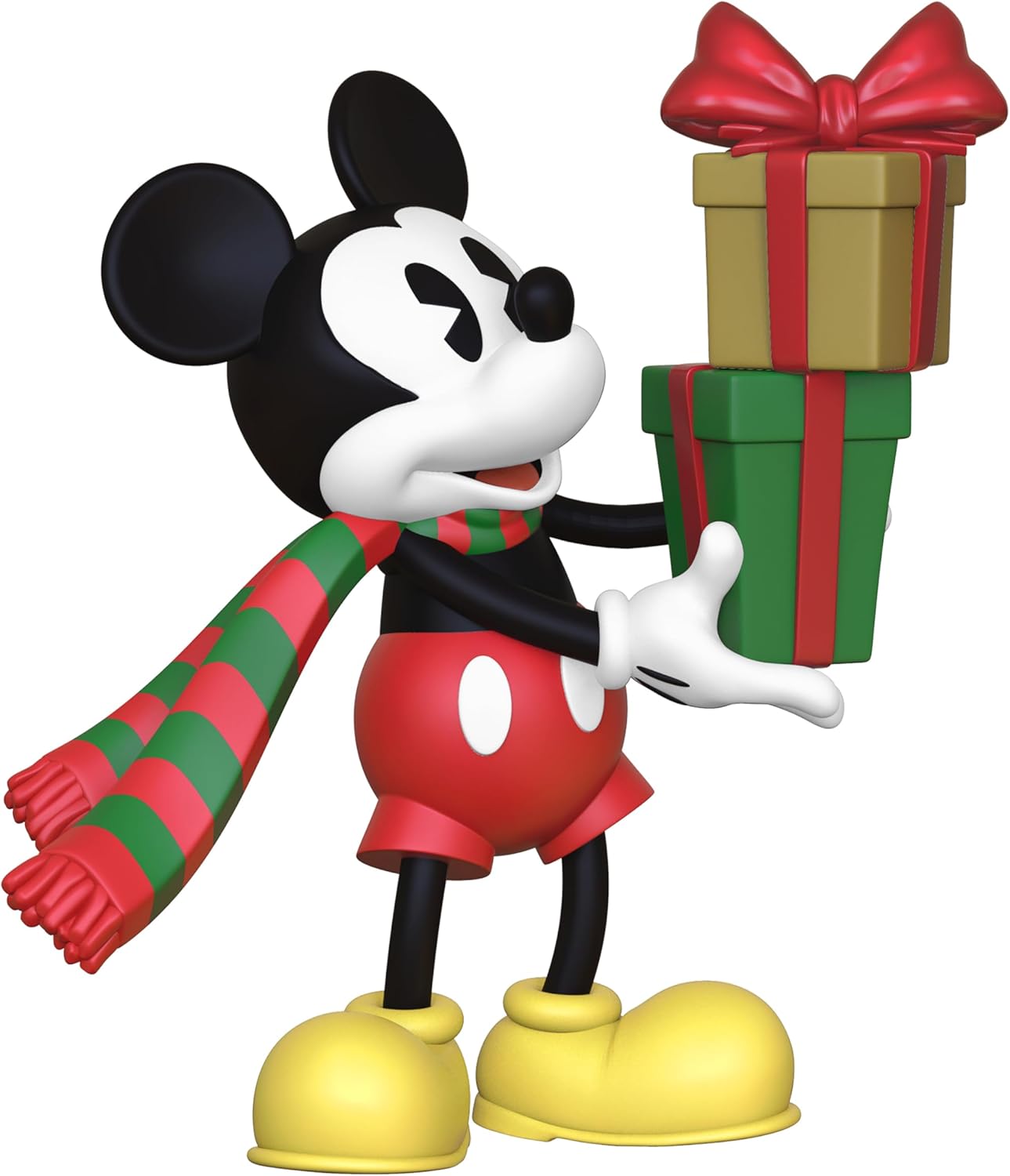 Hallmark Keepsake Mini adorno de Navidad de 1.16 pulgadas, entrega especial de Mickey Mouse de Disney, regalos para fanáticos de Disney