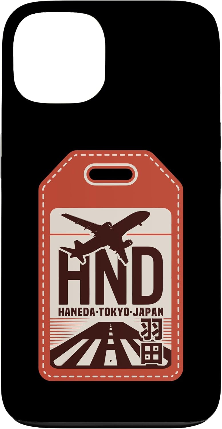 HND 羽田 東京 日本 空港コード 漢字 お土産 スマホケース iPhone 17 用