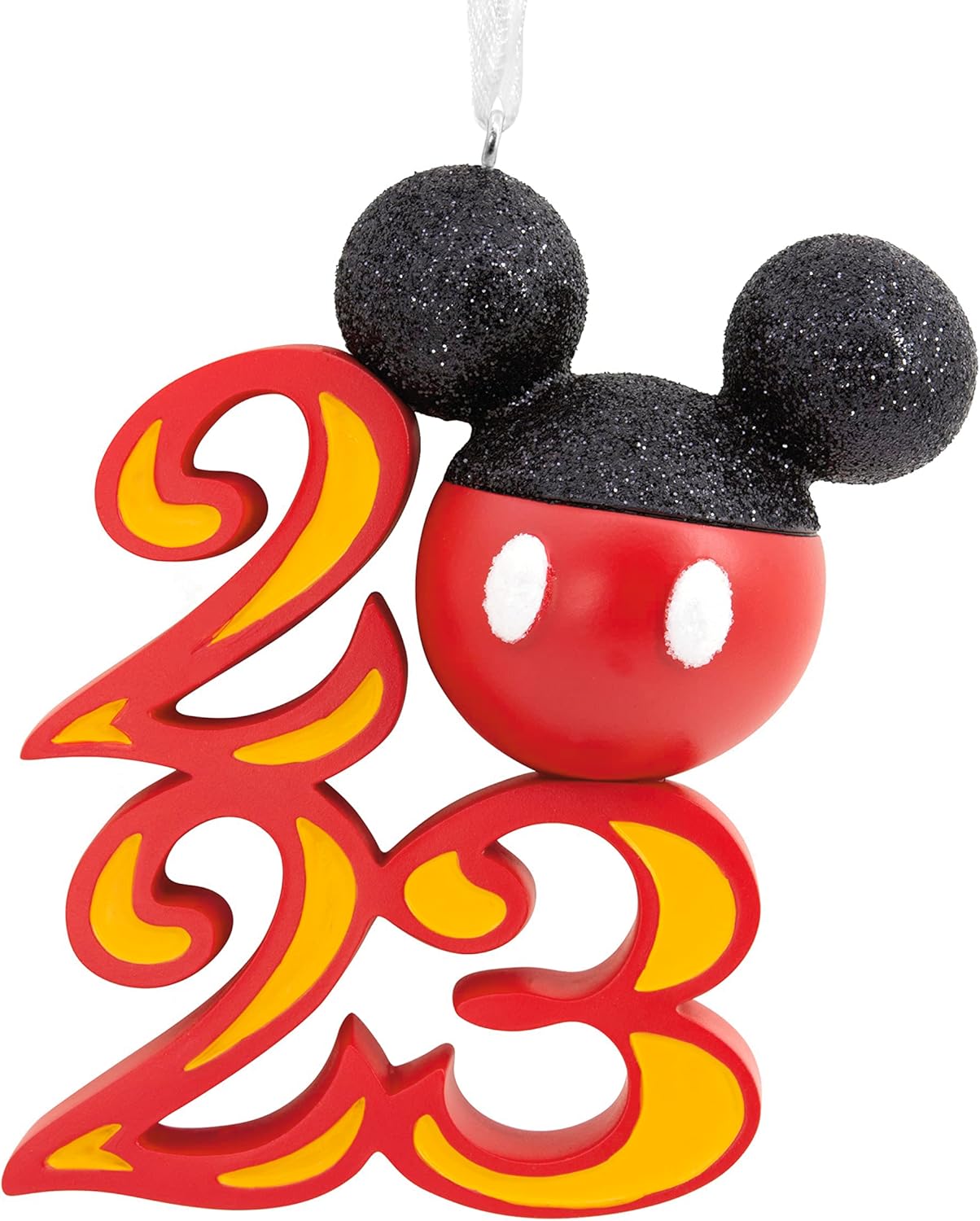 Adornos de Navidad de Hallmark Disney Mickey's Christmas Carol, Set de 2